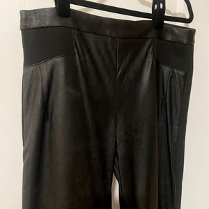 BCBG Vegan Leather Trousers